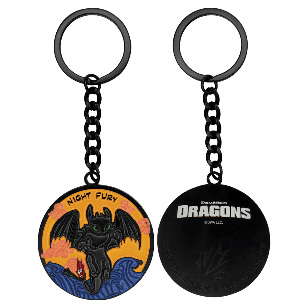 How to Train Your Dragon Night Fury Keyring