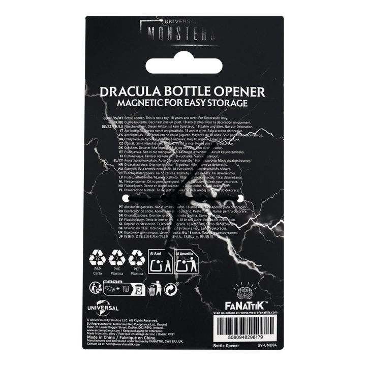 Universal Monsters : Dracula Bottle Opener