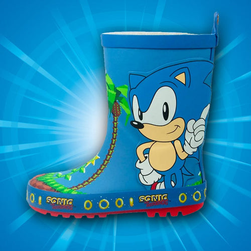 Sonic the Hedgehog Wellies Wellington Boots - Main Image