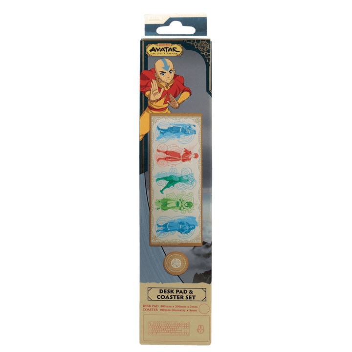 Avatar: The Last Airbender – Elements Desk Pad &amp; Coaster Set