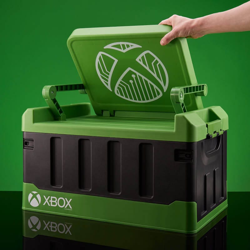 Official Xbox Bedroom Storage Box with folding chair – Just Geek