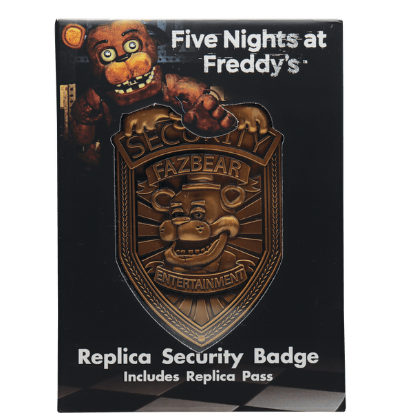 Five Nights at Freddy's Replica Security Badge