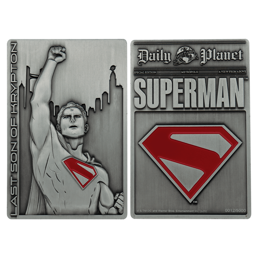 Superman 2025 Last Son of Krypton Ingot