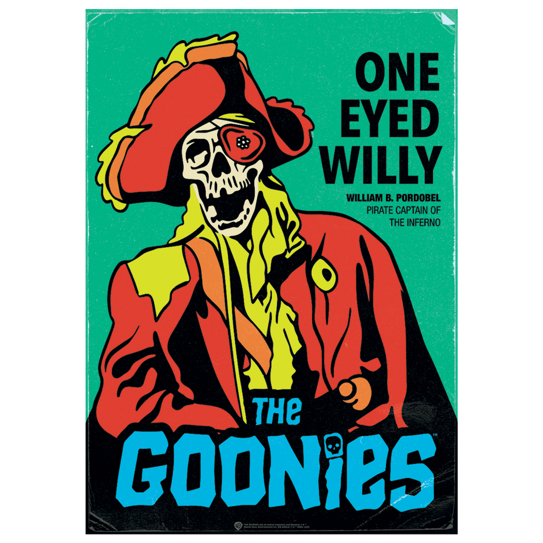 The Goonies 40th Anniversary One Eyed Willy Art Print