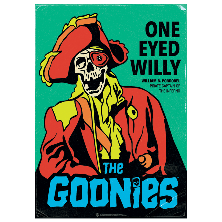 The Goonies 40th Anniversary One Eyed Willy Art Print