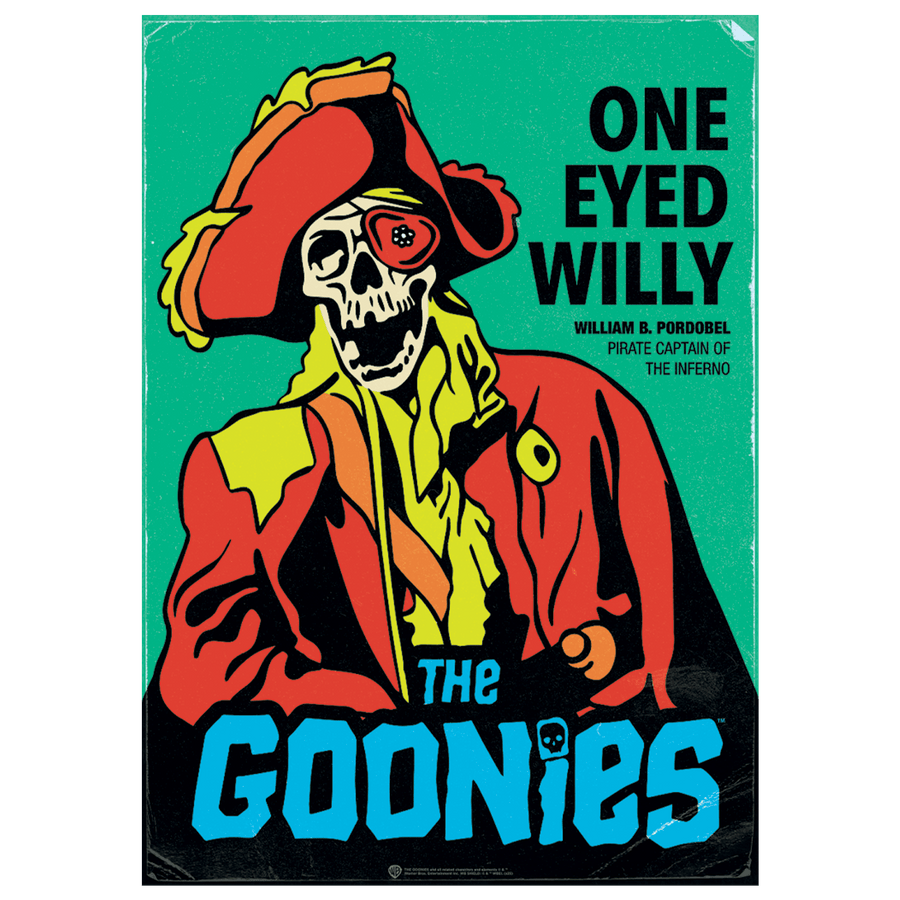 The Goonies 40th Anniversary One Eyed Willy Art Print
