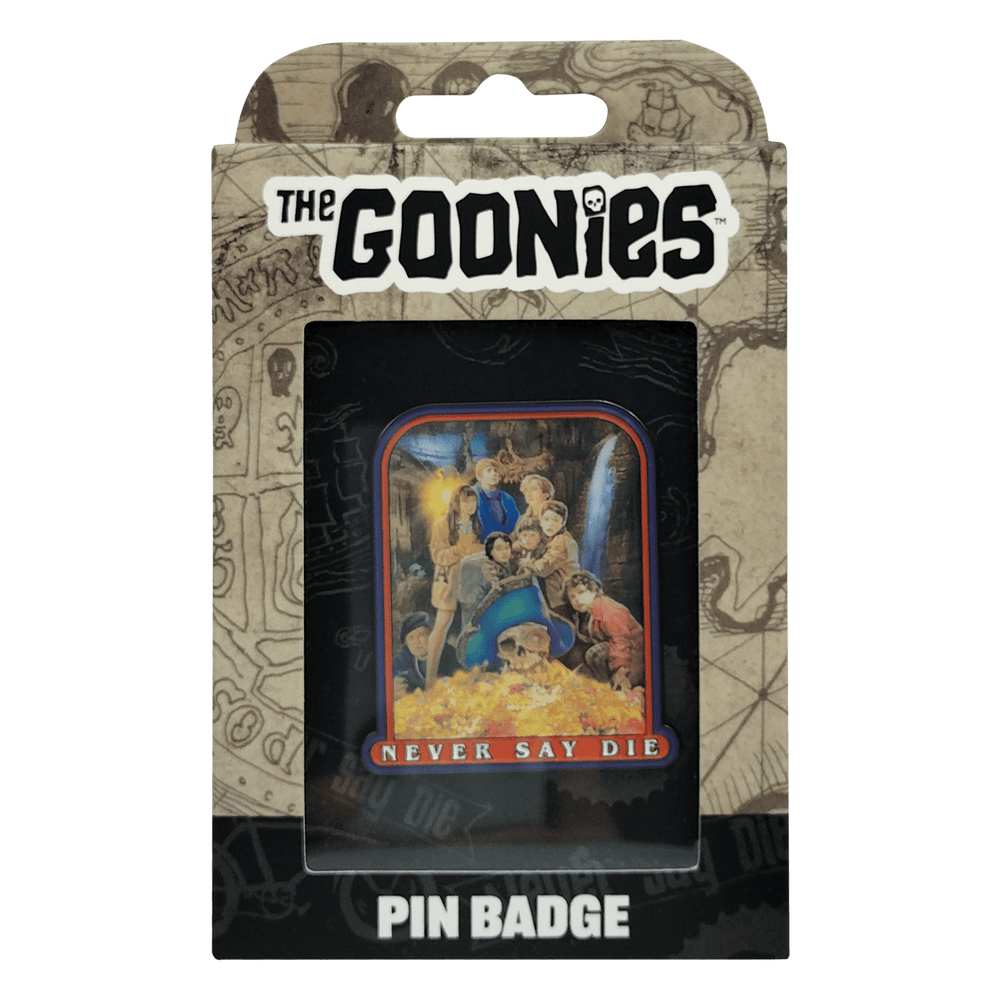 The Goonies 40th Anniversary Never Say Die Pin Badge