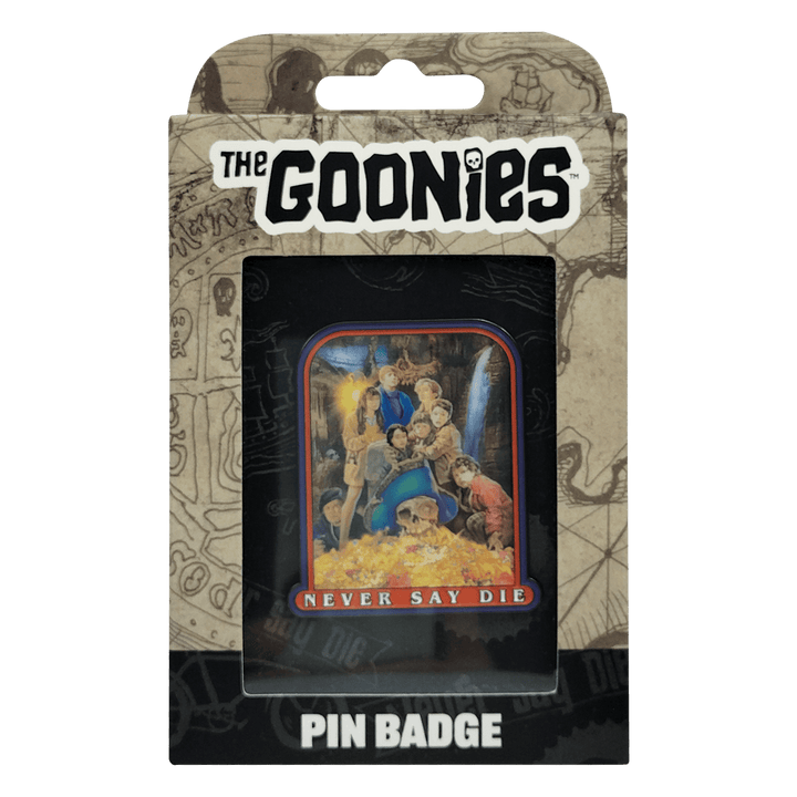 The Goonies 40th Anniversary Never Say Die Pin Badge