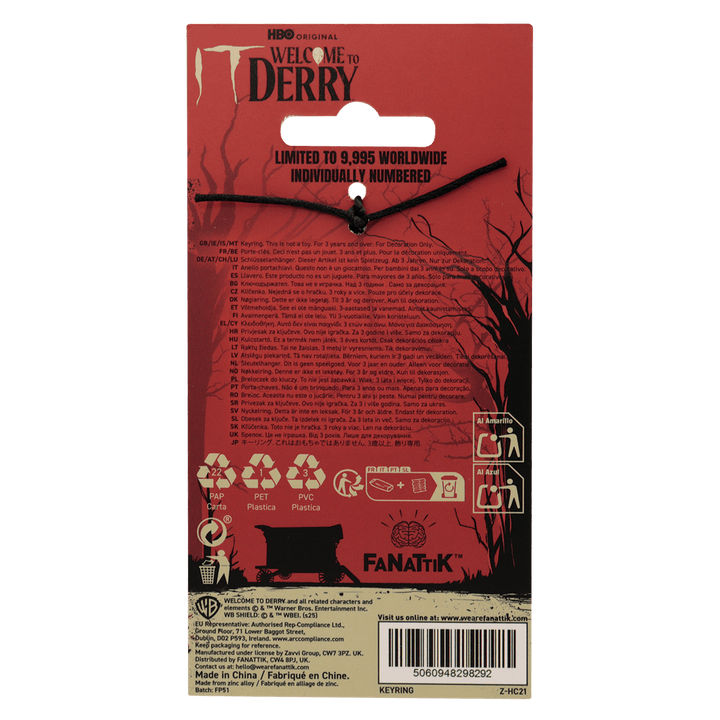 IT: Welcome to Derry The Losers Keyring