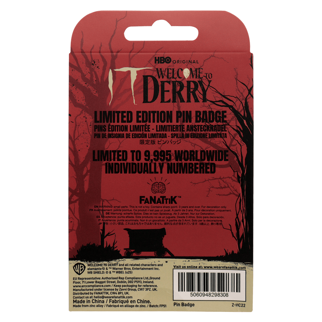 IT: Welcome to Derry DAFB Pin Badge