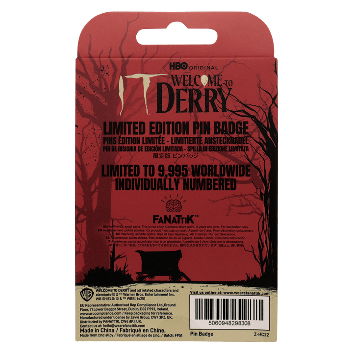 IT: Welcome to Derry DAFB Pin Badge