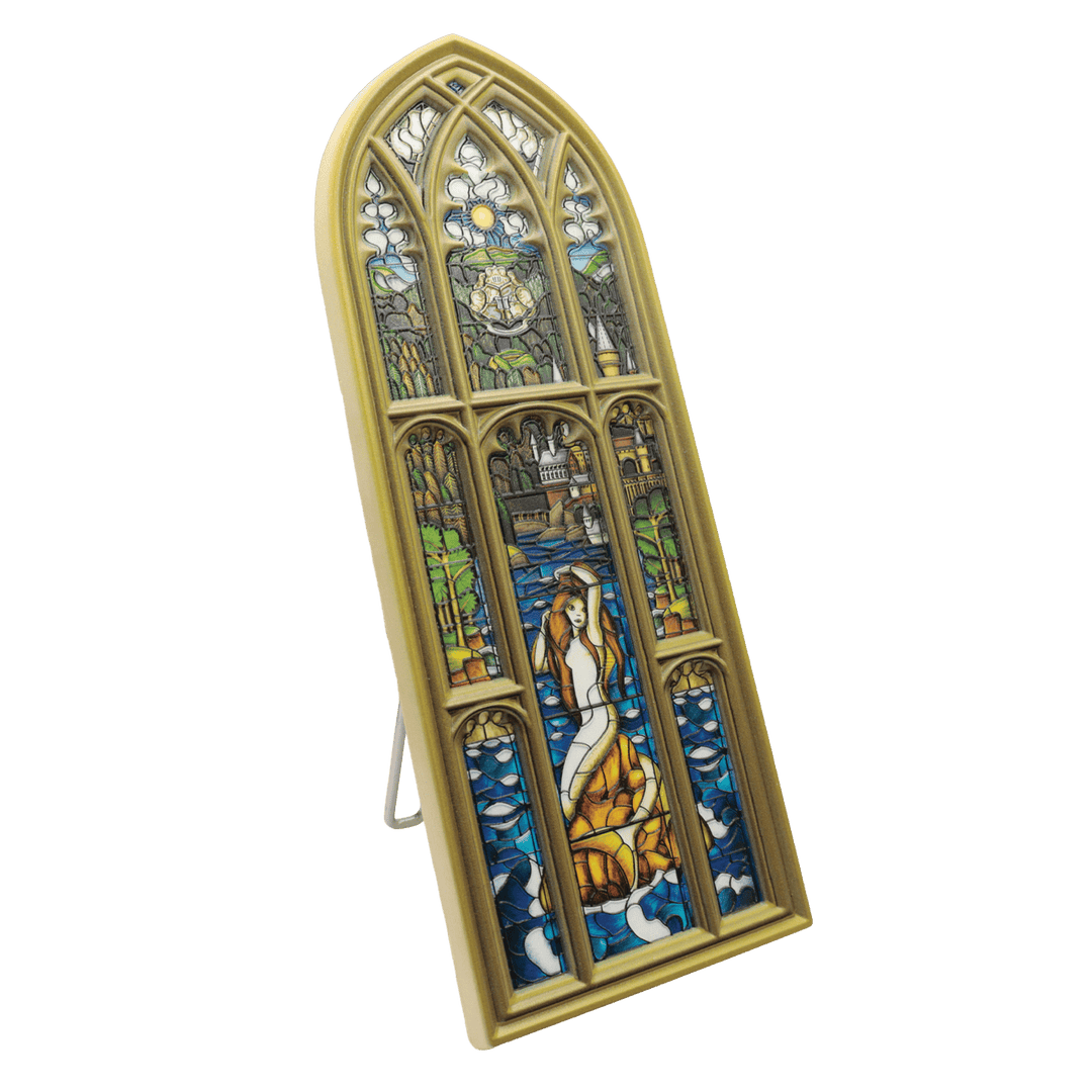 Harry Potter Mermaid Stained Glass Window Resin Plaque