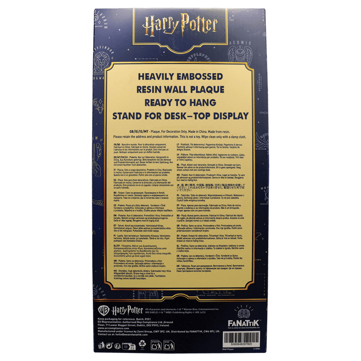 Harry Potter Mermaid Stained Glass Window Resin Plaque