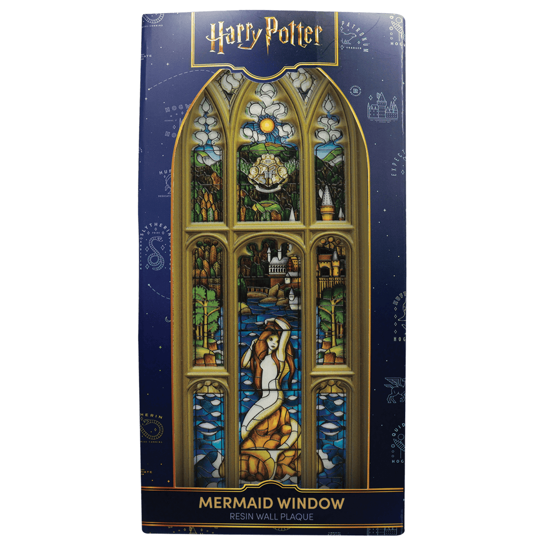 Harry Potter Mermaid Stained Glass Window Resin Plaque
