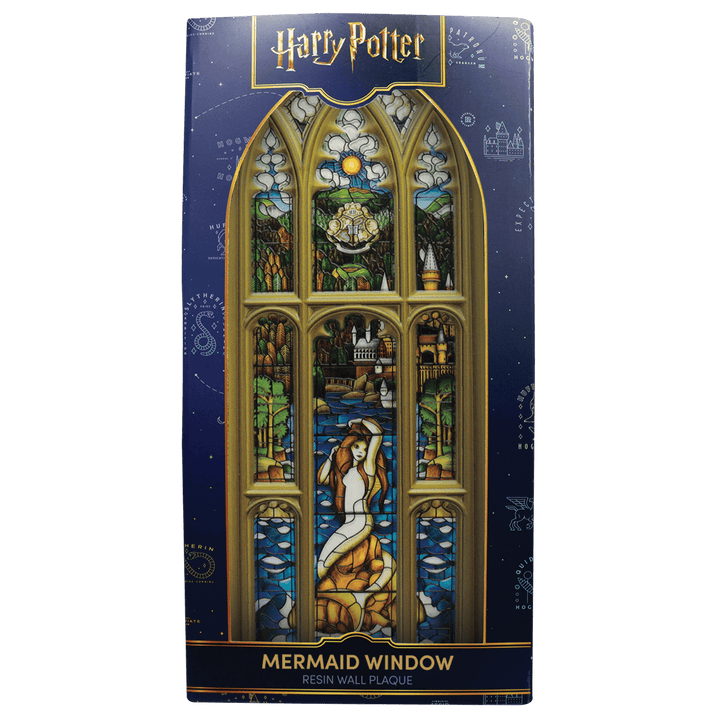Harry Potter Mermaid Stained Glass Window Resin Plaque