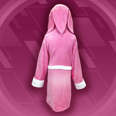 Official Sonic the Hedgehog Amy Rose Cosplay Hooded Adult Bathrobe / Dressing Gown