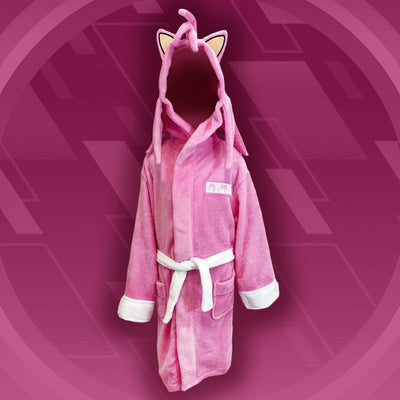 Official Sonic the Hedgehog Amy Rose Cosplay Hooded Adult Bathrobe / Dressing Gown