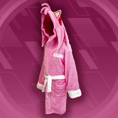 Official Sonic the Hedgehog Amy Rose Cosplay Hooded Adult Bathrobe / Dressing Gown