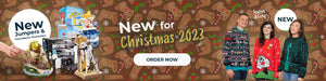 christmas 2023 jumpers and countdown characters