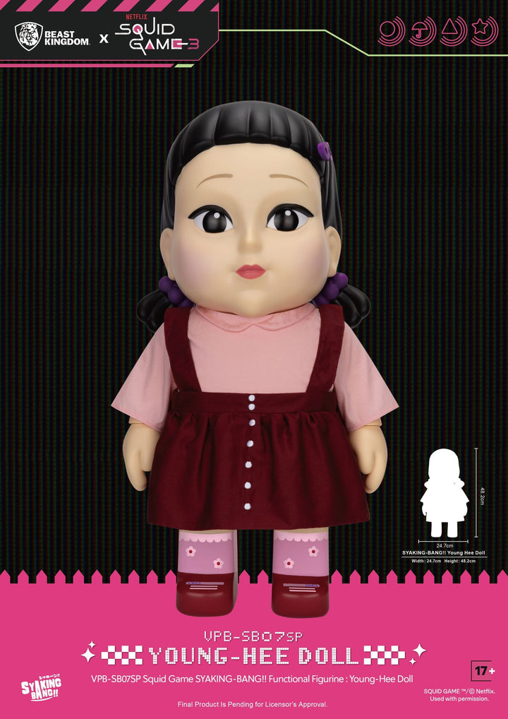Squid Game: Young-Hee Doll (Syaking Bang Figure/Coin Bank)