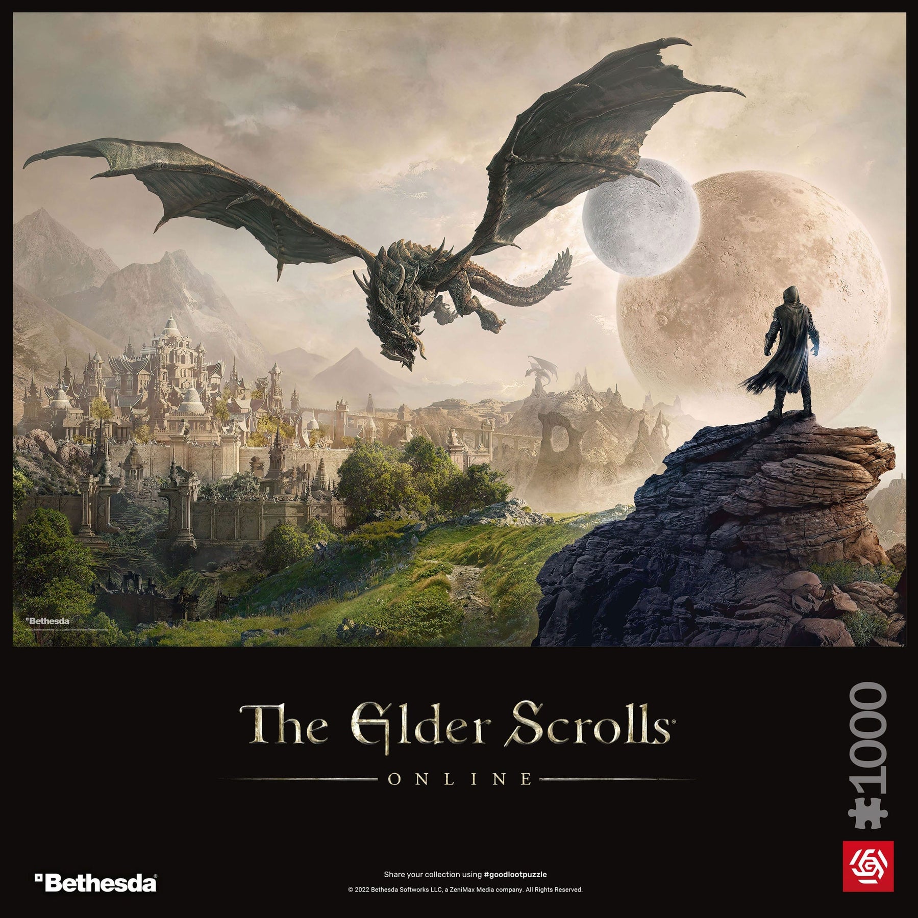 The Elder Scrolls Online Gaming Puzzle Elsweyr (1000 pieces) Just Geek