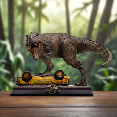Jurassic Park Icons Statue T-Rex Attack 15 cm