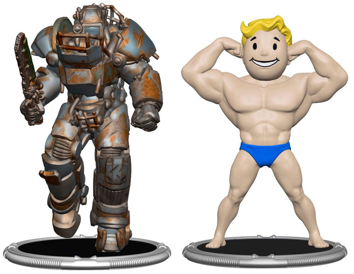 Fallout Mini Figures 2-Pack Set E Raider & Vault Boy (Strong) 7 cm