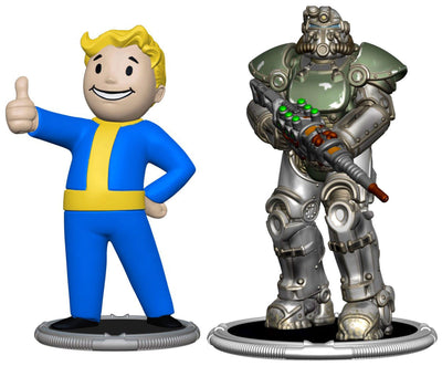 Fallout Mini Figures 2-Pack Set F Raider & Vault Boy (Strong) 7 cm