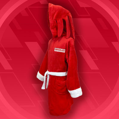 Official Sonic the Hedgehog Knuckles Cosplay Hooded Children's Bathrobe / Dressing Gown