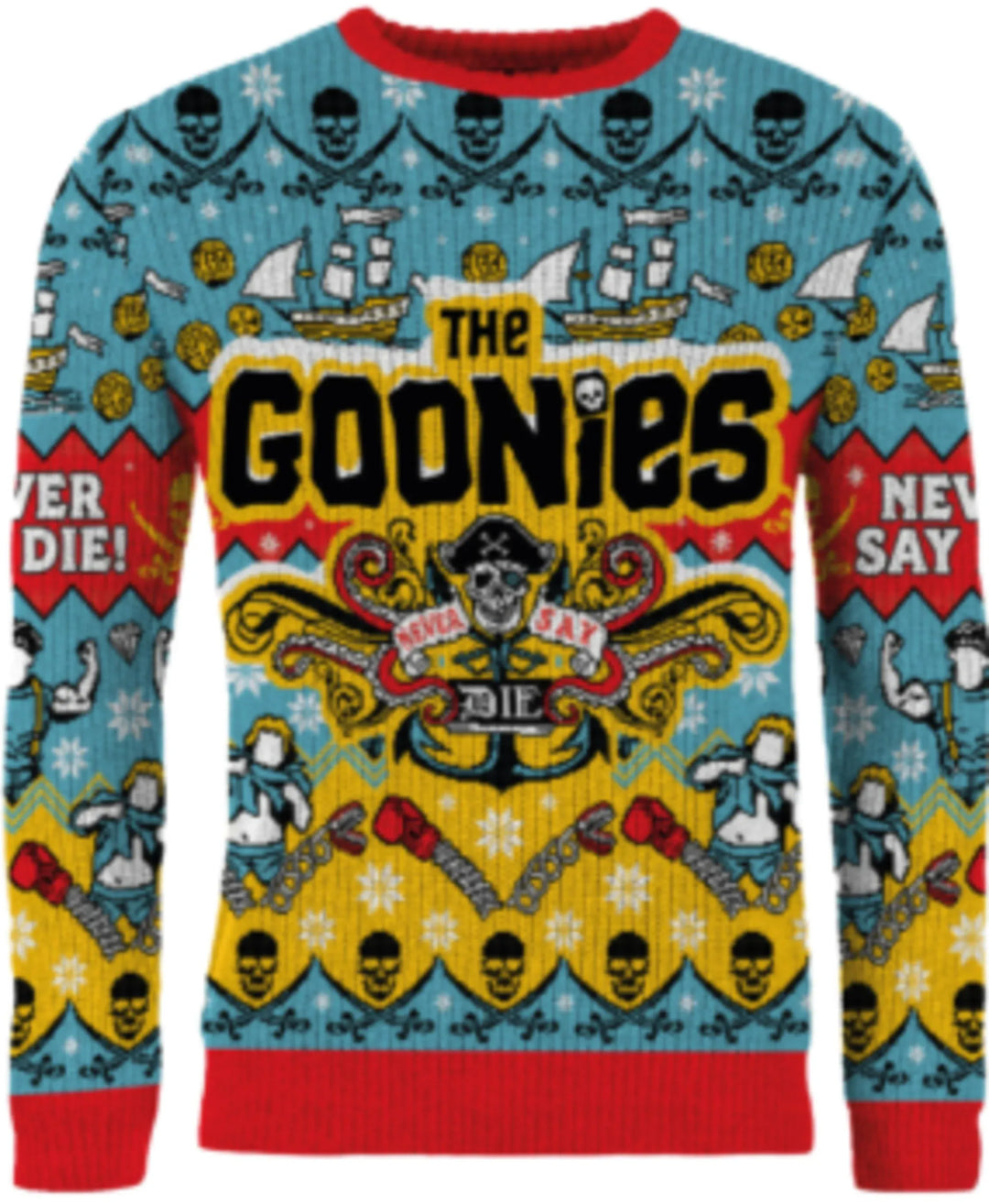 UK M / US S The Goonies Christmas Jumper