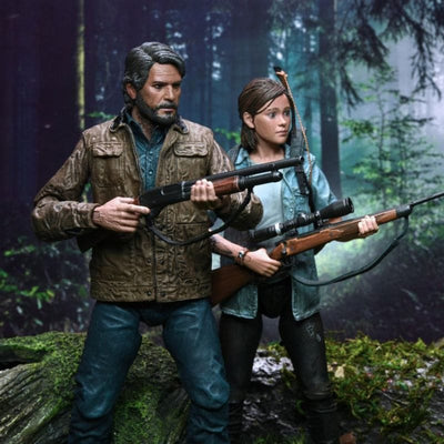 SHOP SOILED Last of Us Part II Joel and Ellie Ultimate 7 Inch Scale Figure 2-Pack