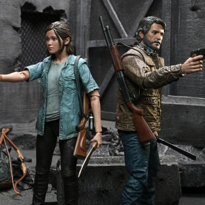 SHOP SOILED Last of Us Part II Joel and Ellie Ultimate 7 Inch Scale Figure 2-Pack