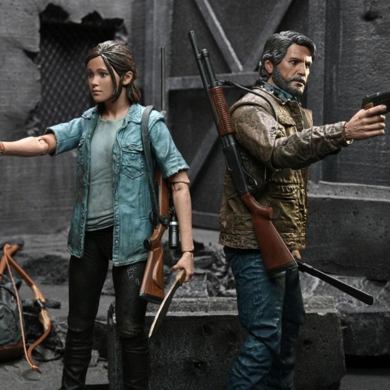 SHOP SOILED Last of Us Part II Joel and Ellie Ultimate 7 Inch Scale Figure 2-Pack