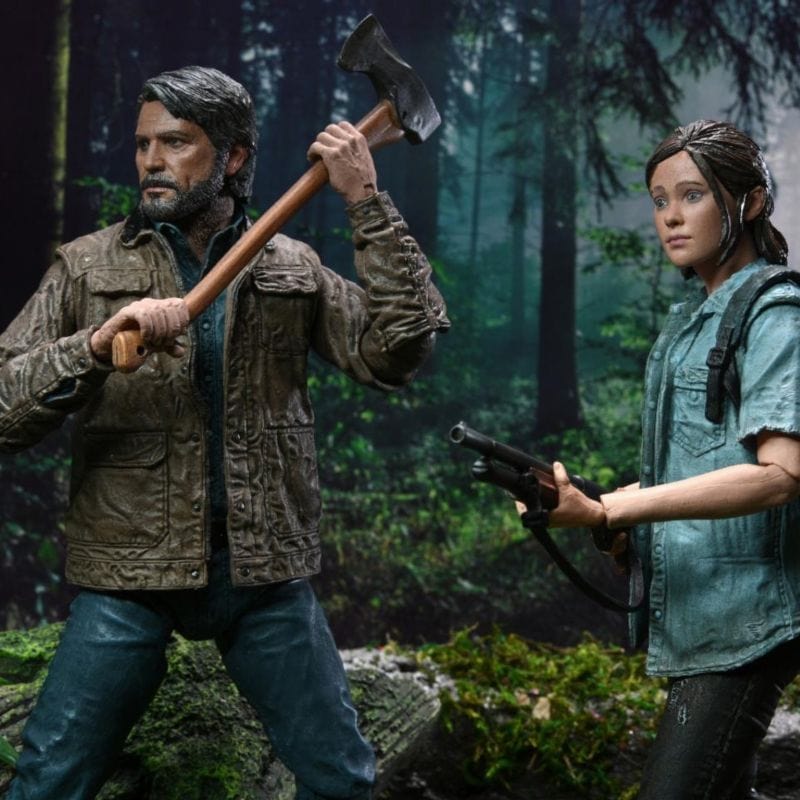 SHOP SOILED Last of Us Part II Joel and Ellie Ultimate 7 Inch Scale Figure 2-Pack