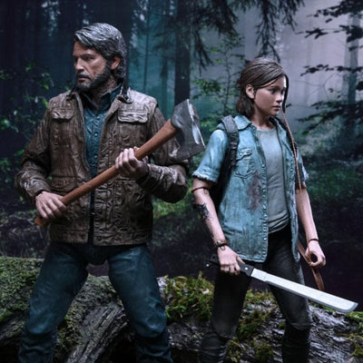 SHOP SOILED Last of Us Part II Joel and Ellie Ultimate 7 Inch Scale Figure 2-Pack