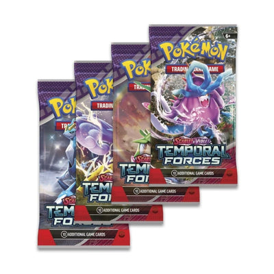 Official Pokémon Scarlet and Violet 5 Temporal Forces - Booster Display
