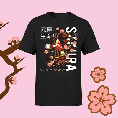 Official Sonic the Hedgehog Black Shadow Sakura T-Shirt