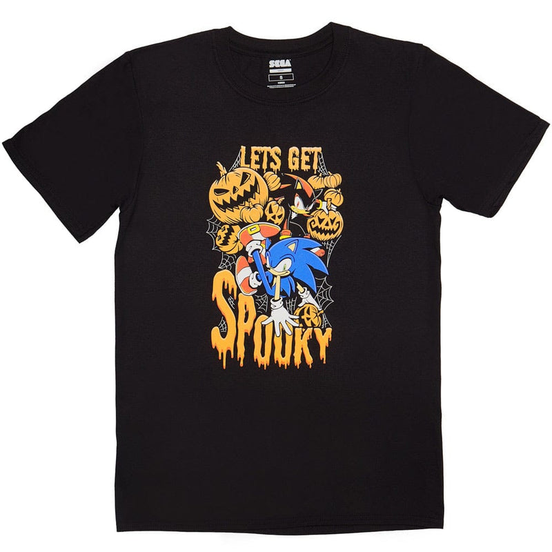 Official SEGA Halloween ‘Let’s Get Spooky’ Sonic the Hedgehog T-shirt – Black