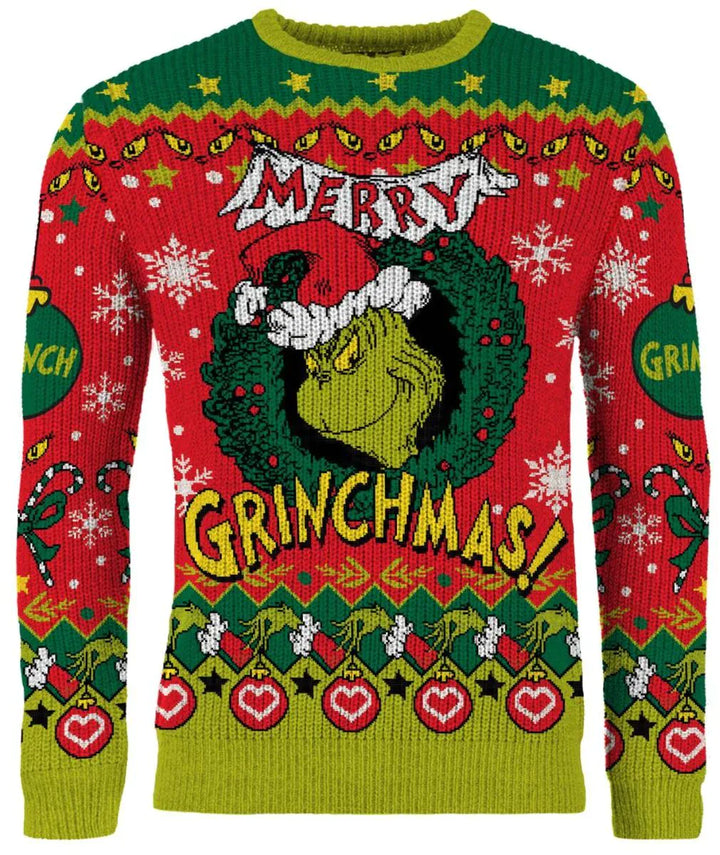 UK M / US S The Grinch Christmas Jumper