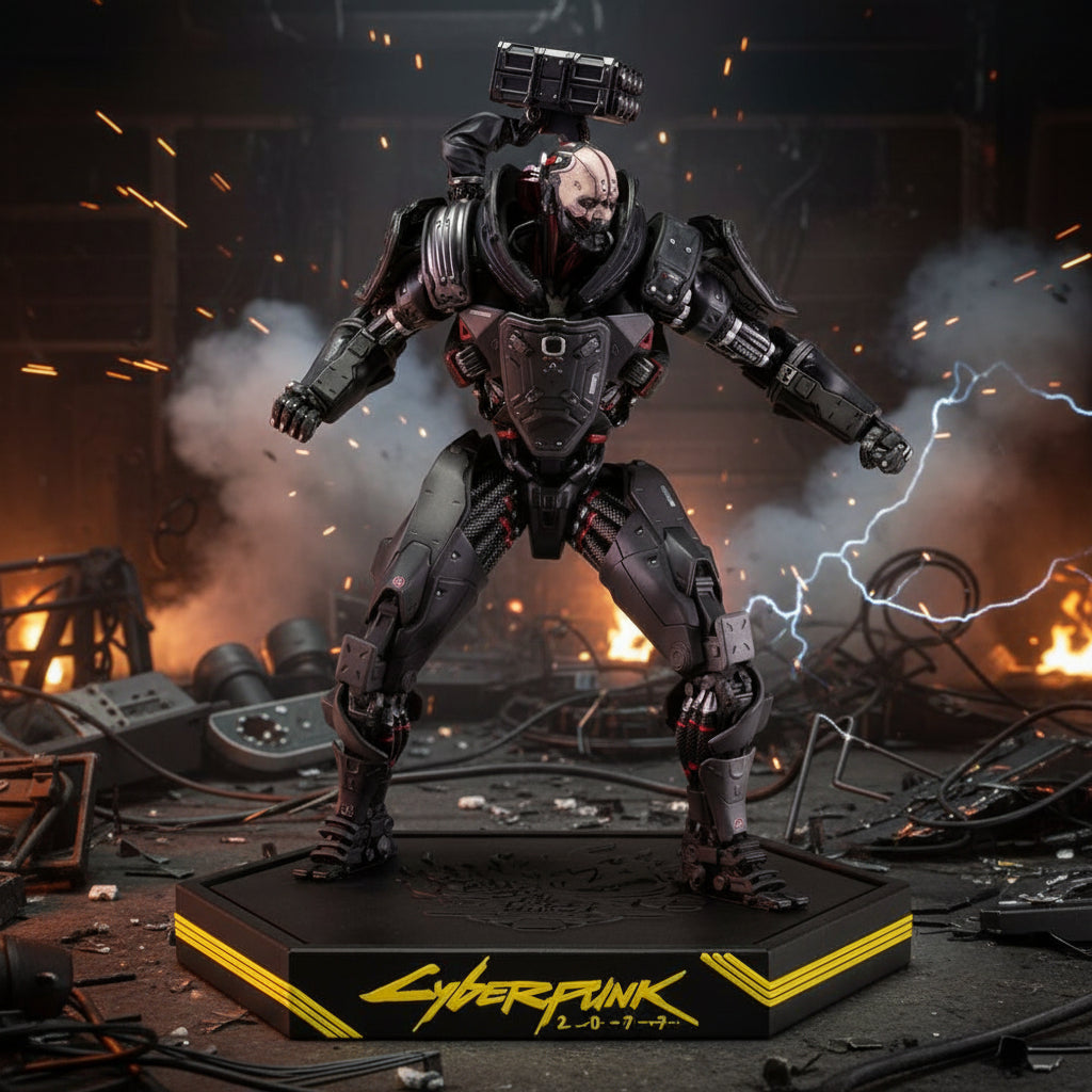 Cyberpunk 2077 : Adam Smasher Statue