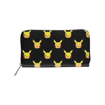 Official Pokémon Pikachu All Over Print Zip Around Wallet