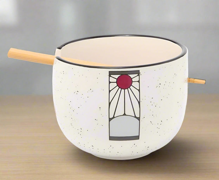 Demon Slayer : Logo Ramen Bowl with Chopsticks