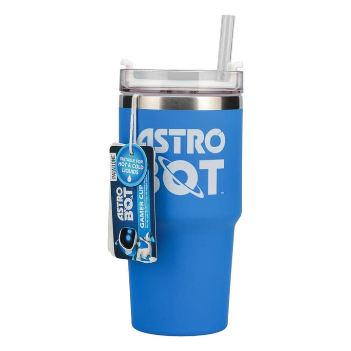Astro Bot Playstation Controller Drinking Cup With Straw 600ml