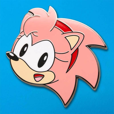 Amy Rose Sega Monthly Pin