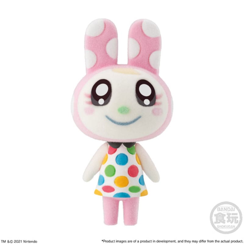 Official Nintendo Animal Crossing New Horizons 8 Piece Flocked Dolls Mini Figure Collection Wave 2