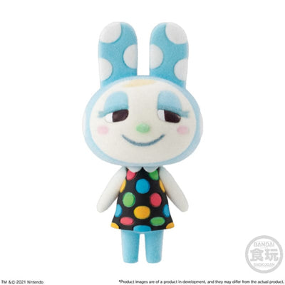 Official Nintendo Animal Crossing New Horizons 8 Piece Flocked Dolls Mini Figure Collection Wave 2
