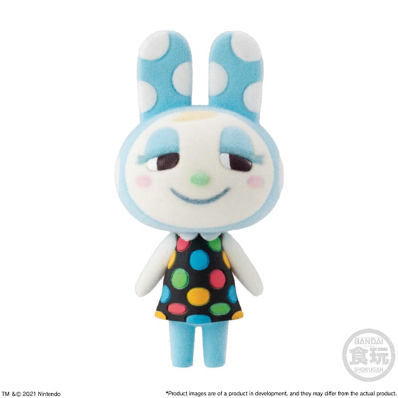 Official Nintendo Animal Crossing New Horizons 8 Piece Flocked Dolls Mini Figure Collection Wave 2