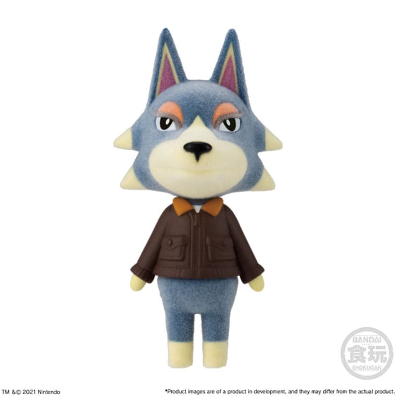 Official Nintendo Animal Crossing New Horizons 8 Piece Flocked Dolls Mini Figure Collection Wave 2