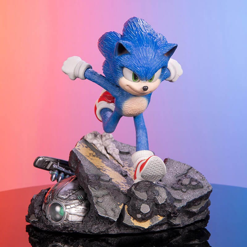 Official First4Figures Sonic the Hedgehog 2 Standoff Statue (Standard Edition)
