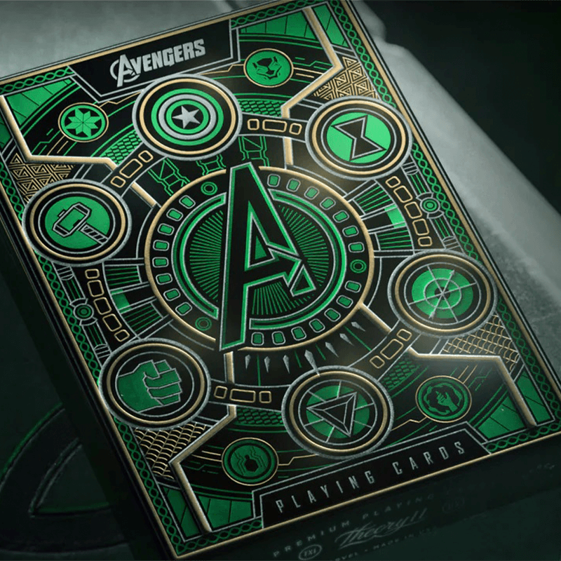 Official Theory 11 Avengers Playing Cards (Green Edition)